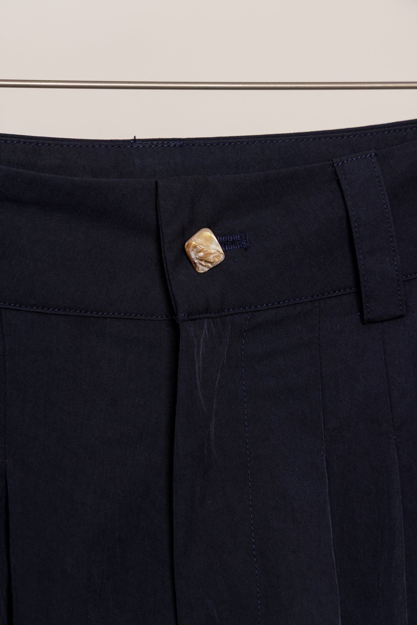 Dark Blue Super flared leg trousers