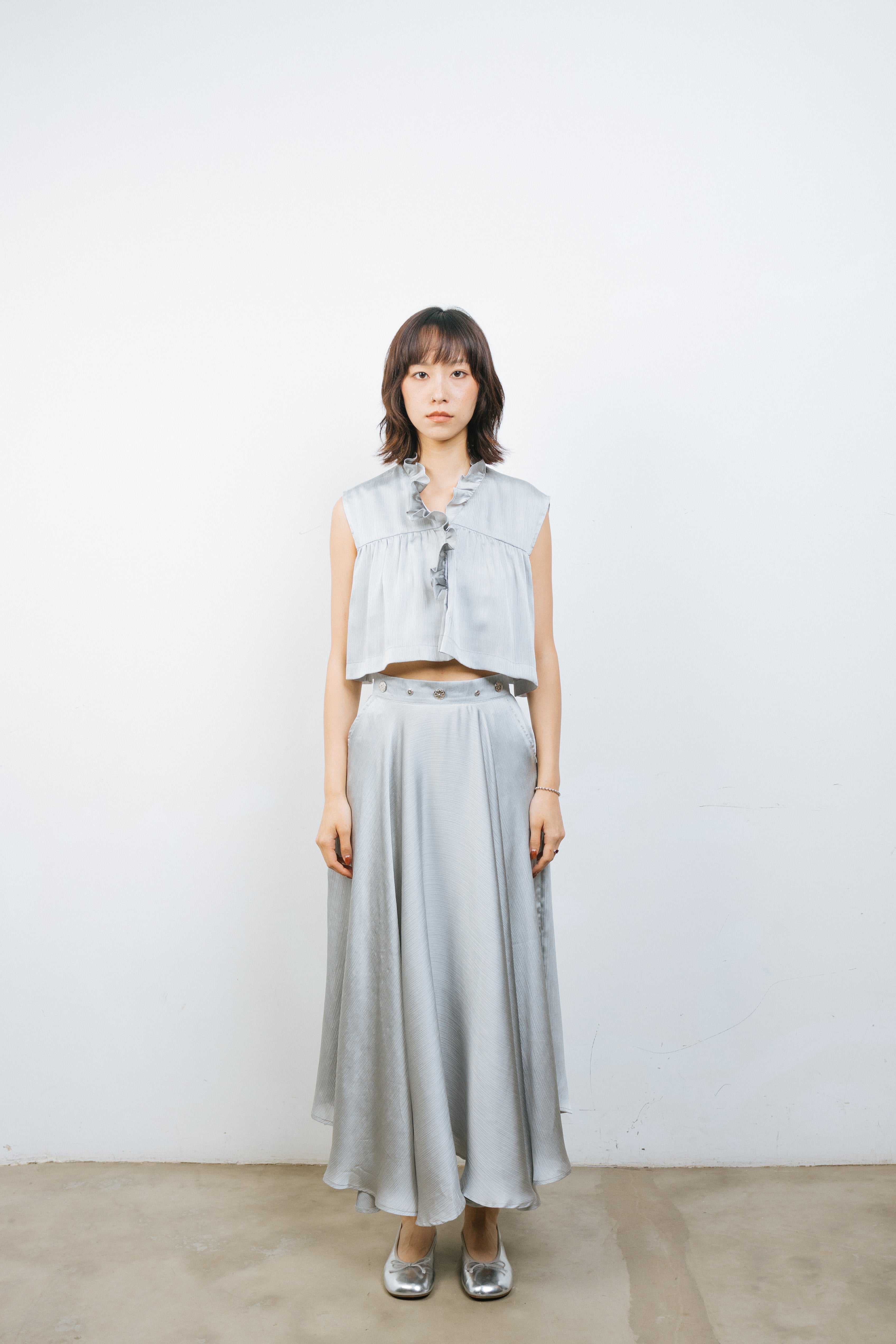 Circle skirt shop in silk