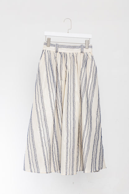 Pattern Pleated Skirt