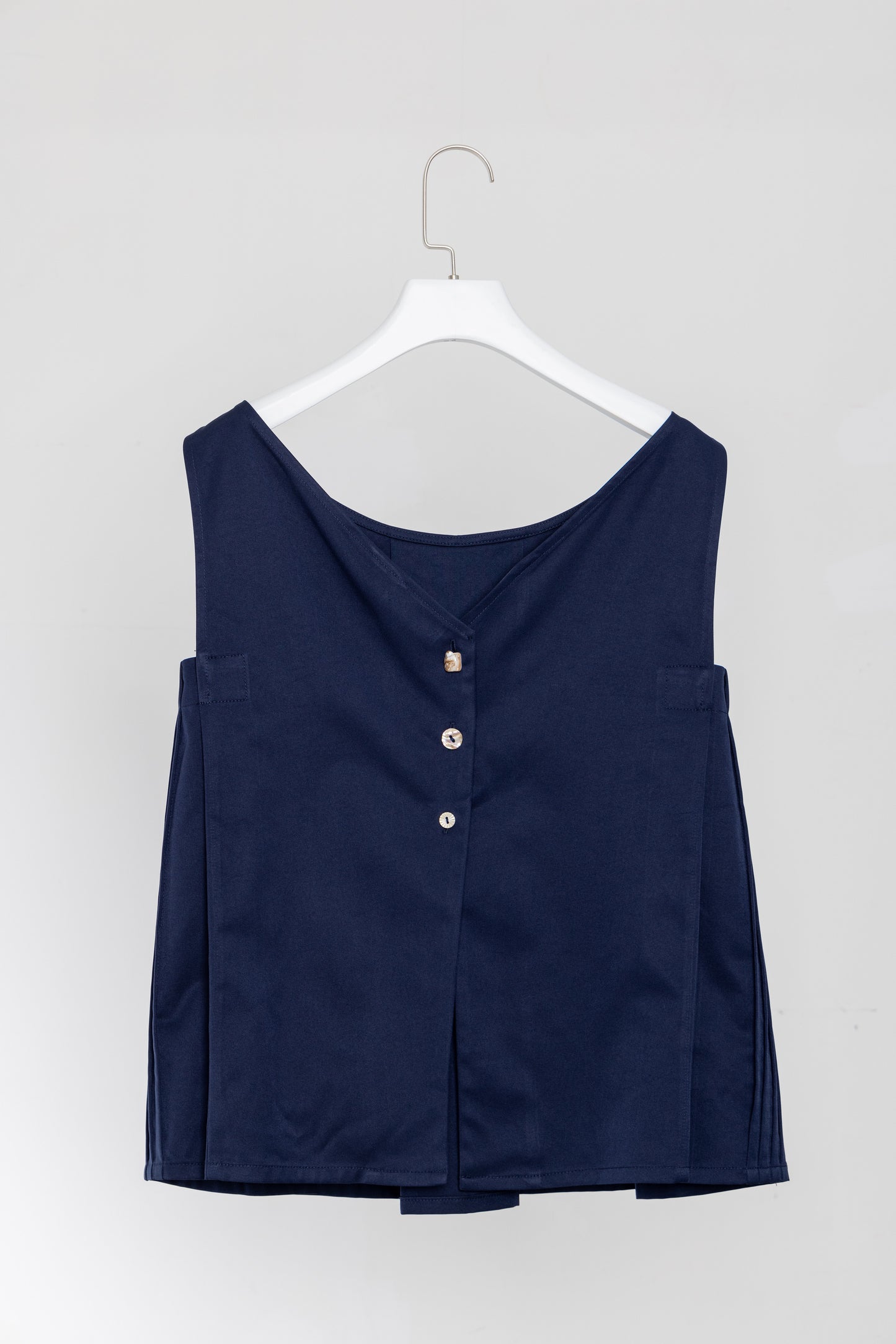 Dark Blue Two ways V - lines Vest