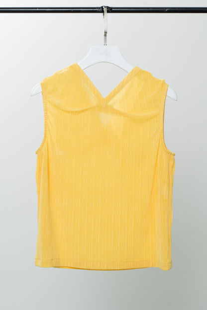 Yellow Spandex tank top