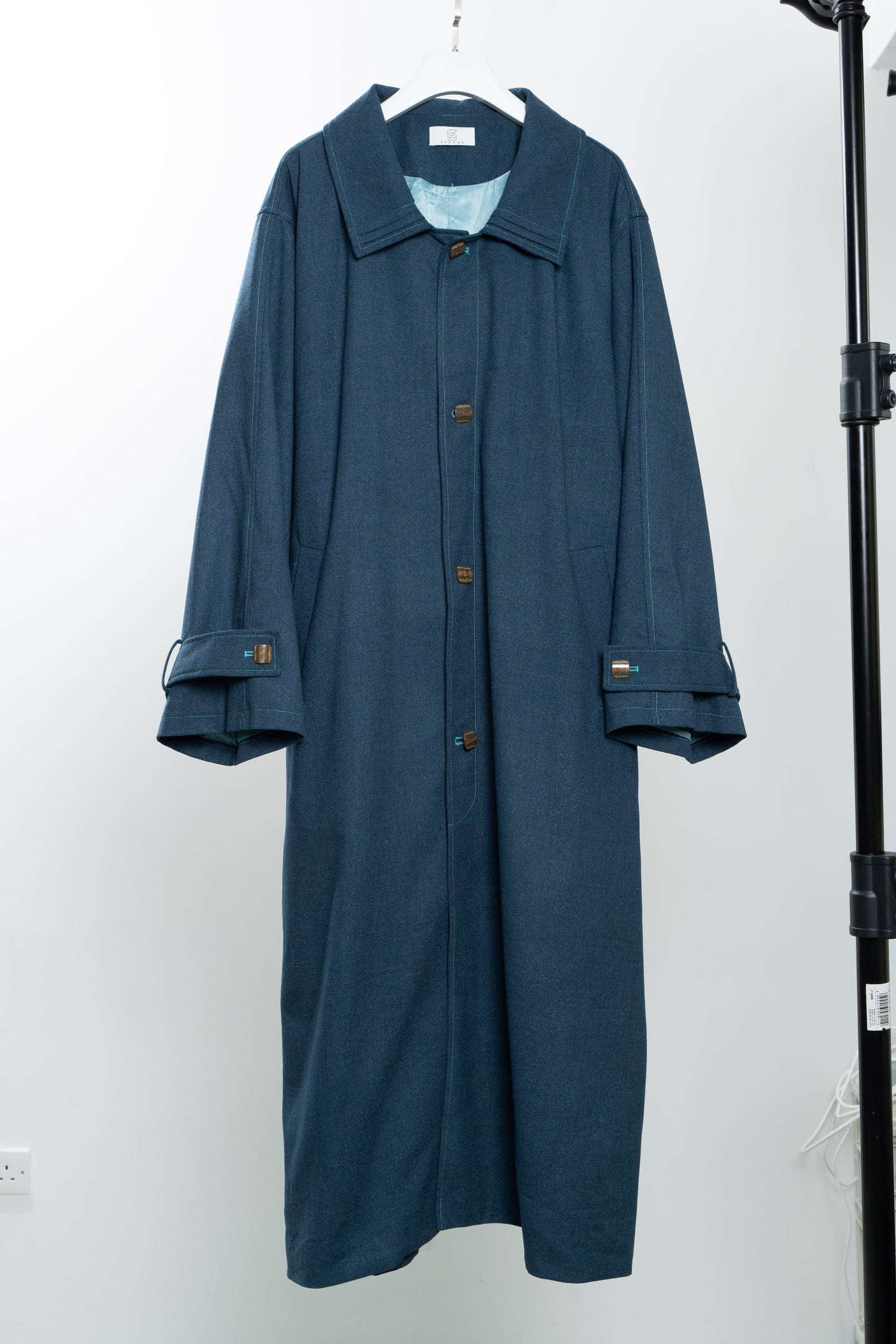 Navy Oversized Coat