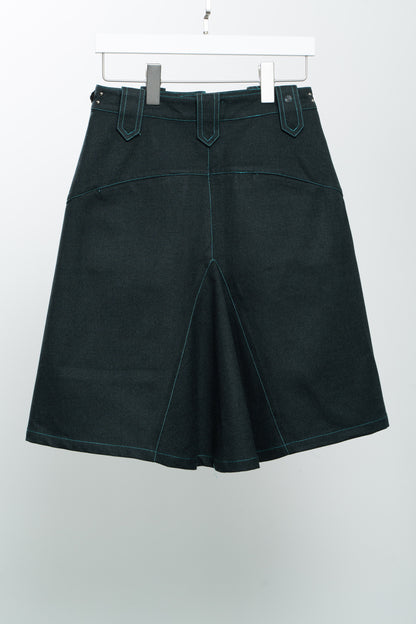 Dark Green Vintage cut skirt