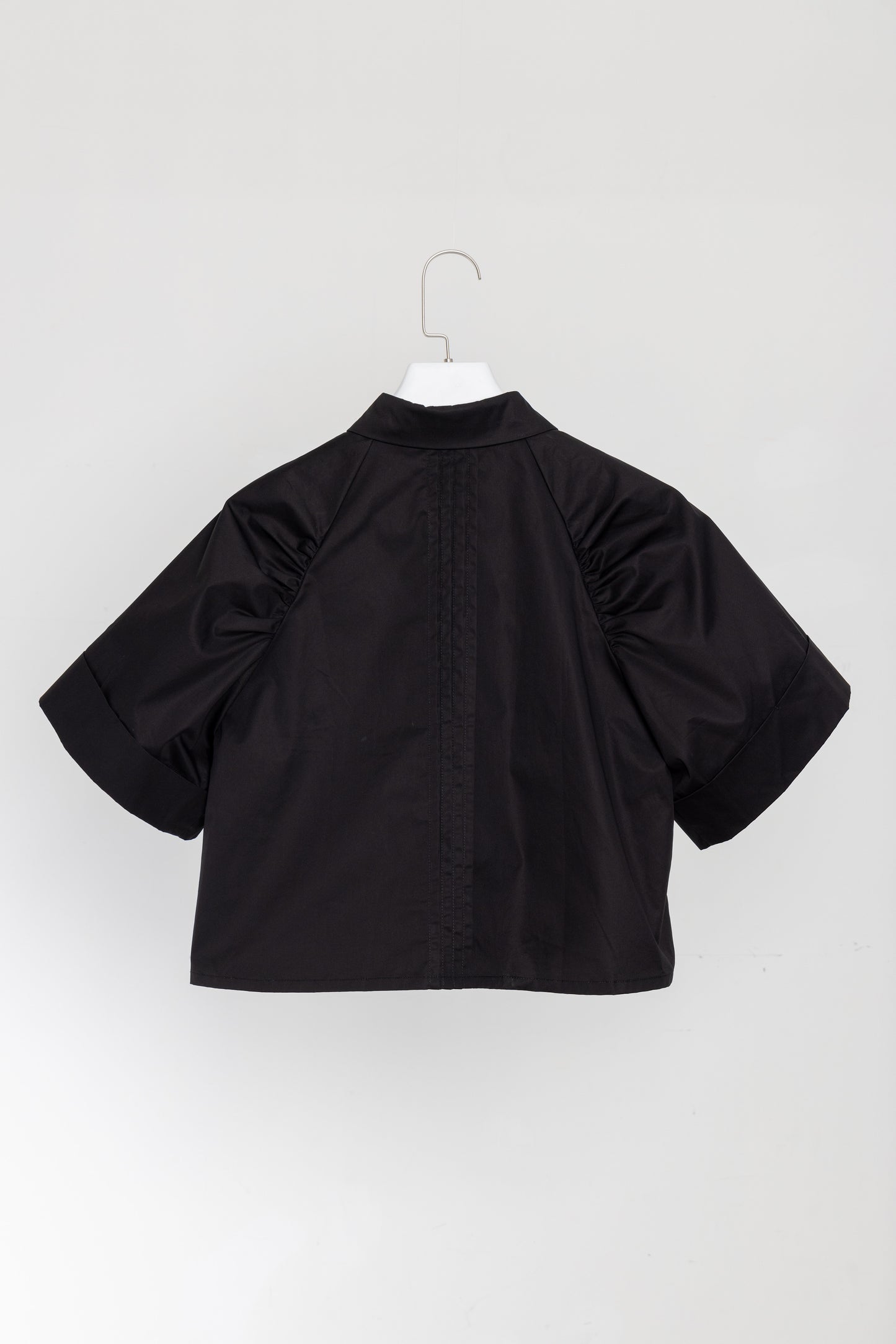 Black Wide Sleeves Blouse Shirts