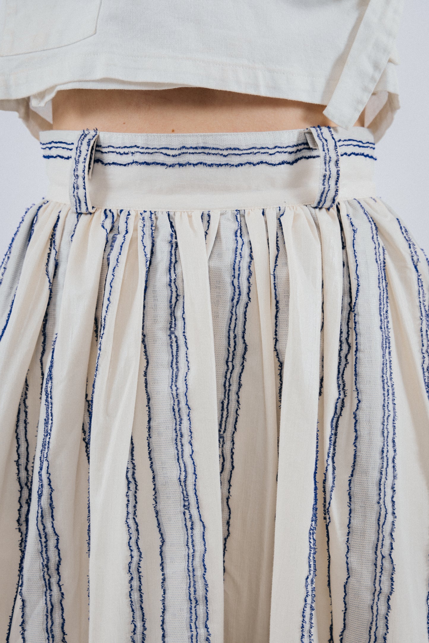 Pattern Pleated Skirt