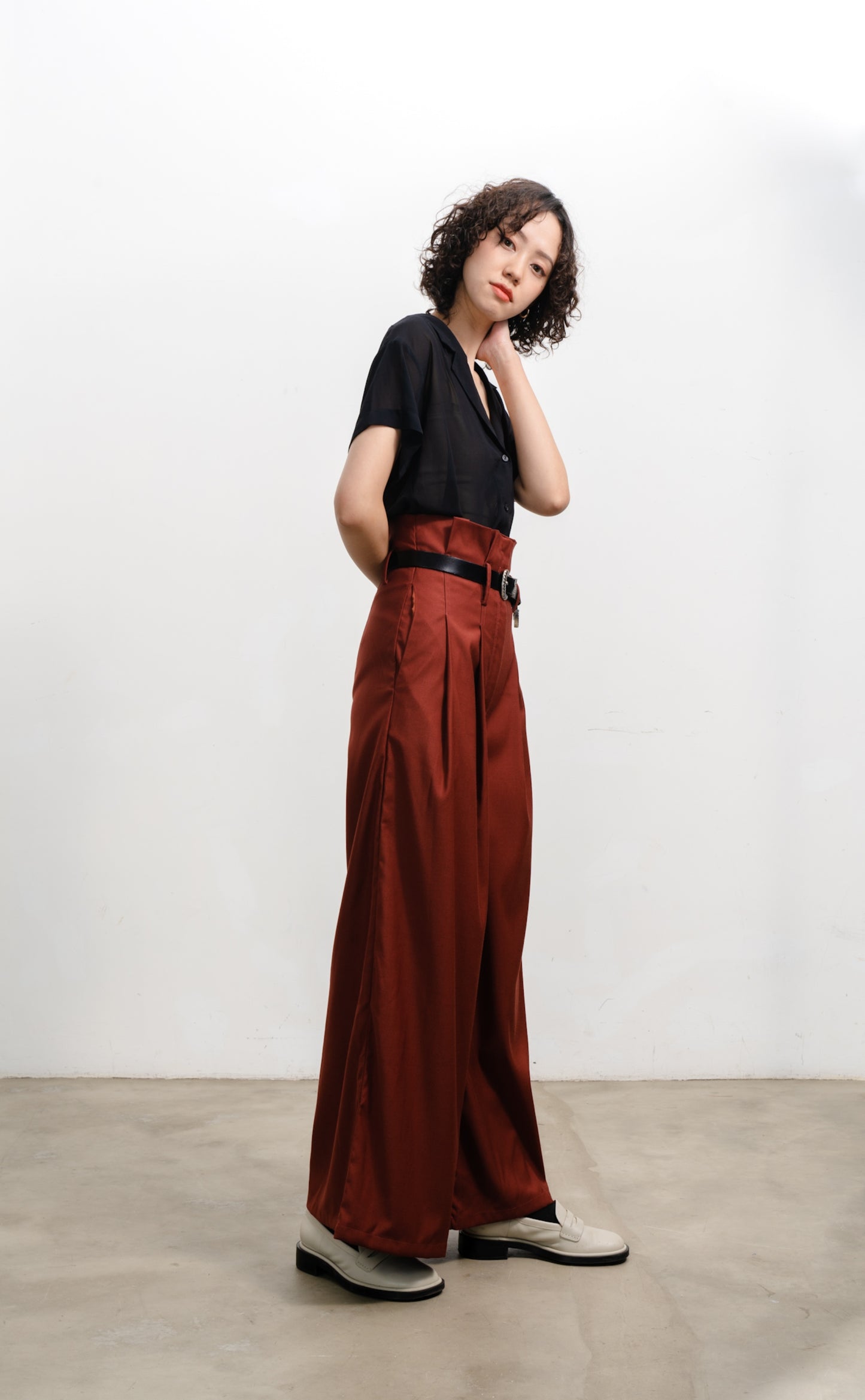 Paper-bag Waist Trousers